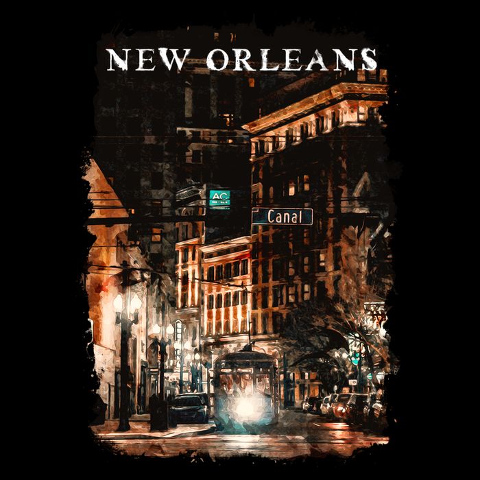 New Orleans Watercolor Poster
