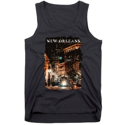 New Orleans Watercolor Tank Top