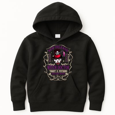 New Orleans Witch Doctor Dr Facilier Villain Kids Hoodie