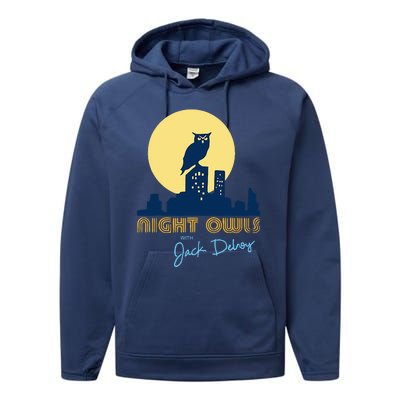 Night Owls With Jack Delroy Performance Fleece Hoodie