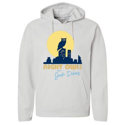 Night Owls With Jack Delroy Performance Fleece Hoodie