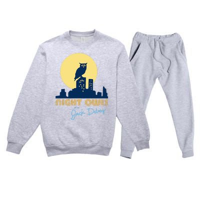 Night Owls With Jack Delroy Premium Crewneck Sweatsuit Set