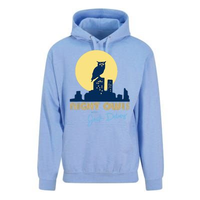 Night Owls With Jack Delroy Unisex Surf Hoodie