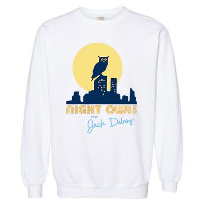 Night Owls With Jack Delroy Garment-Dyed Sweatshirt