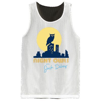 Night Owls With Jack Delroy Mesh Reversible Basketball Jersey Tank