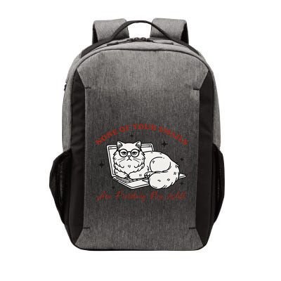 None Of Your Emails Are Finding Me Well Funny Cute Cat Vector Backpack