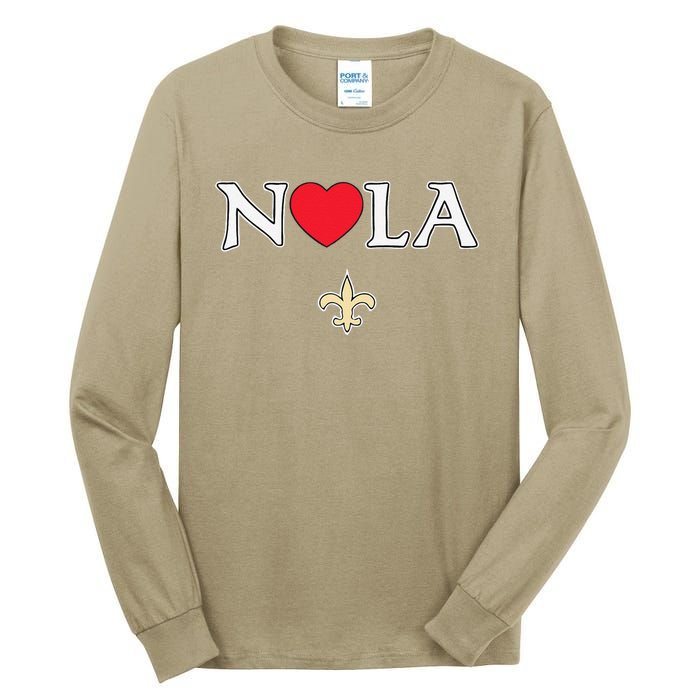 New Orleans Zephyrs Nola Strong 2025 Tall Long Sleeve T-Shirt