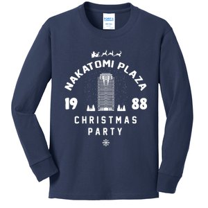 Nakatomi Plaza 1988 Christmas Party Tower Christmas Kids Long Sleeve Shirt