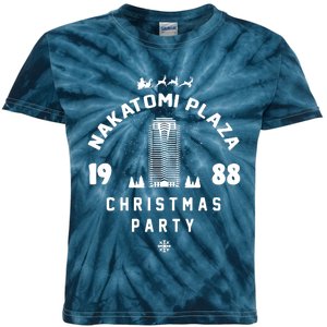 Nakatomi Plaza 1988 Christmas Party Tower Christmas Kids Tie-Dye T-Shirt