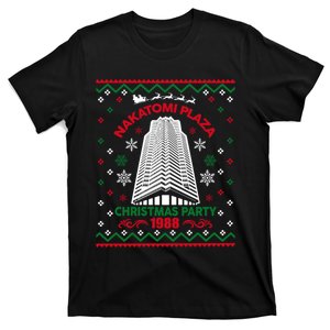 Nakatomi Plaza 1988 Christmas Party Ugly Christmas Sweater T-Shirt