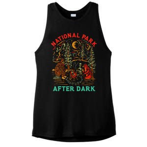 National Park After Dark Funny Ladies PosiCharge Tri-Blend Wicking Tank