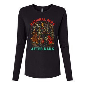 National Park After Dark Funny Womens Cotton Relaxed Long Sleeve T-Shirt