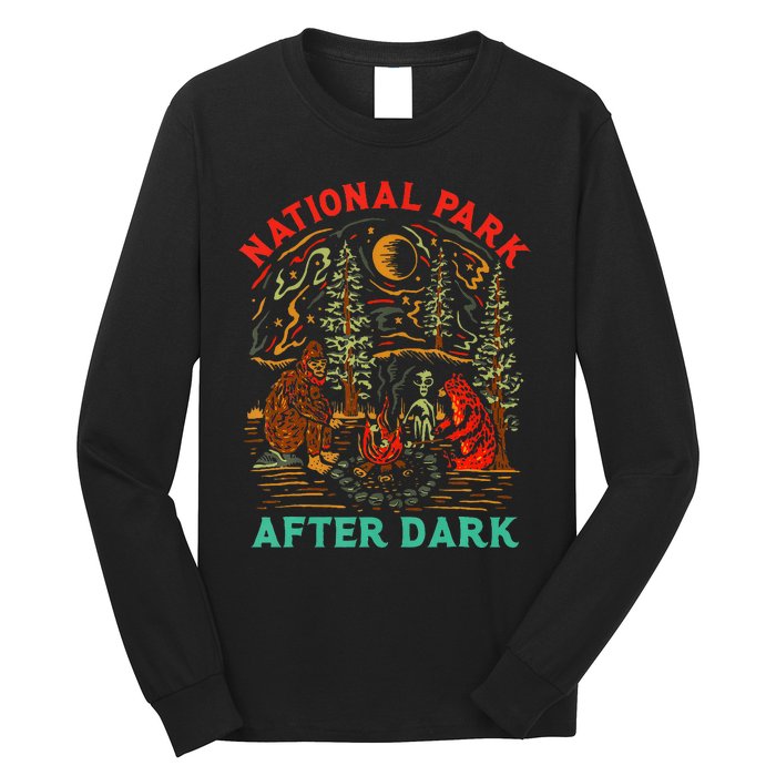 National Park After Dark Funny Long Sleeve Shirt