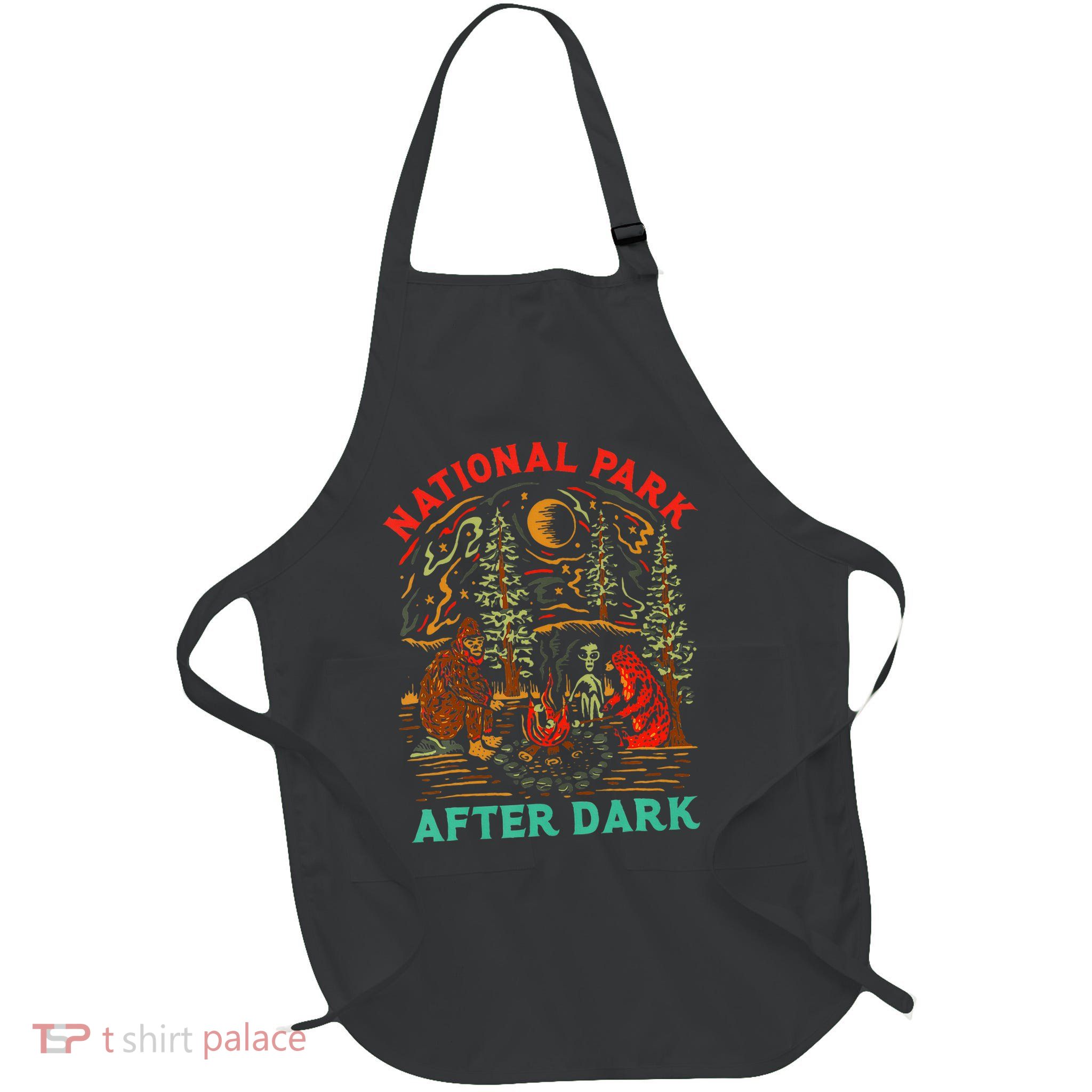National Park After Dark Funny Apron
