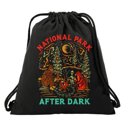 National Park After Dark Funny Drawstring Bag