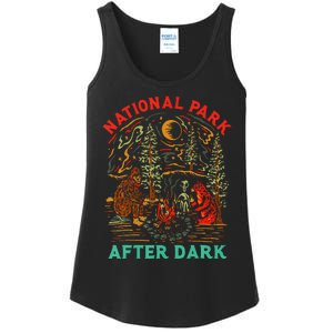 National Park After Dark Funny Ladies Essential Tank