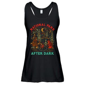 National Park After Dark Funny Ladies Essential Flowy Tank