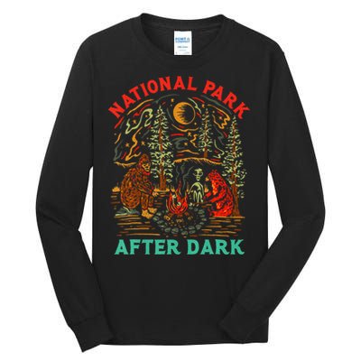 National Park After Dark Funny Tall Long Sleeve T-Shirt