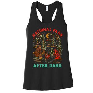 National Park After Dark Funny Women's Racerback Tank