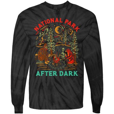 National Park After Dark Funny Tie-Dye Long Sleeve Shirt