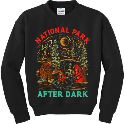National Park After Dark Funny Kids Sweatshirt