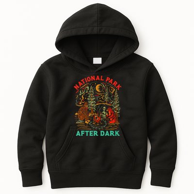 National Park After Dark Funny Kids Hoodie