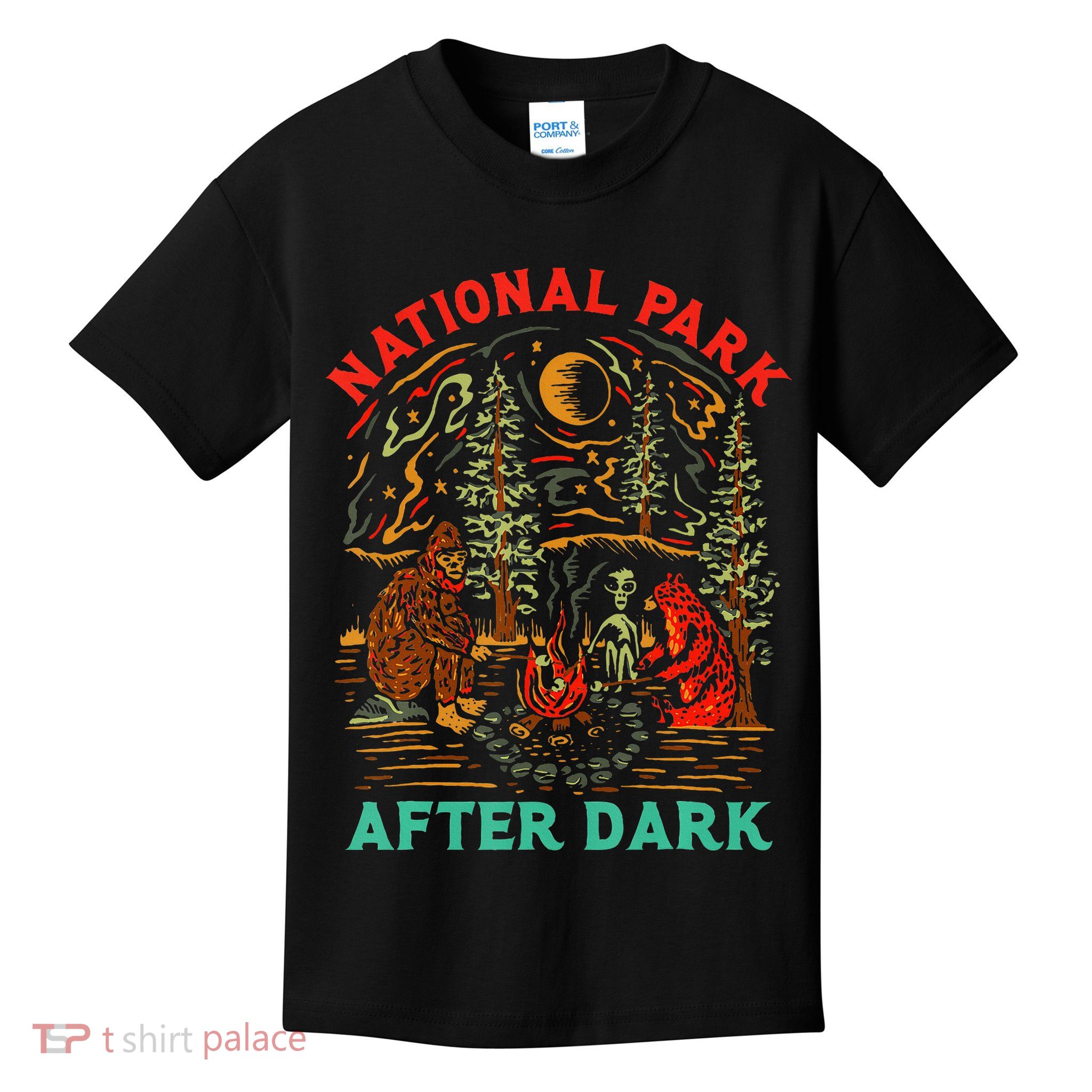 National Park After Dark Funny Kids T-Shirt