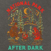 National Park After Dark Funny Cotton Canvas Backpack