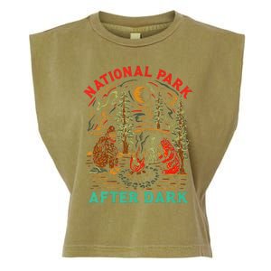 National Park After Dark Funny Garment-Dyed Women's Muscle Tee