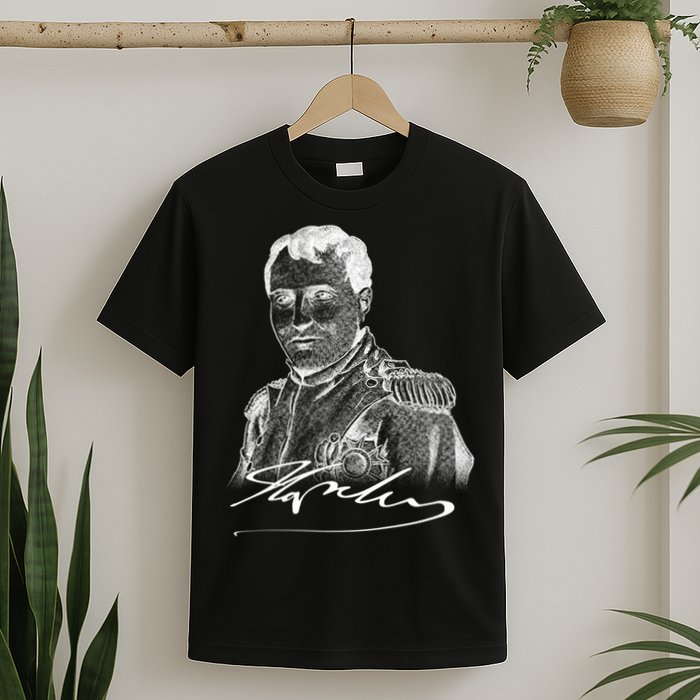 Napoleon Portrait And Signature T-Shirt