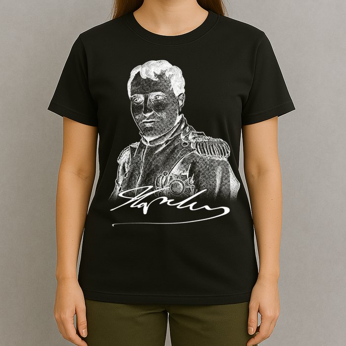 Napoleon Portrait And Signature T-Shirt