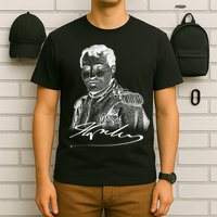Napoleon Portrait And Signature T-Shirt