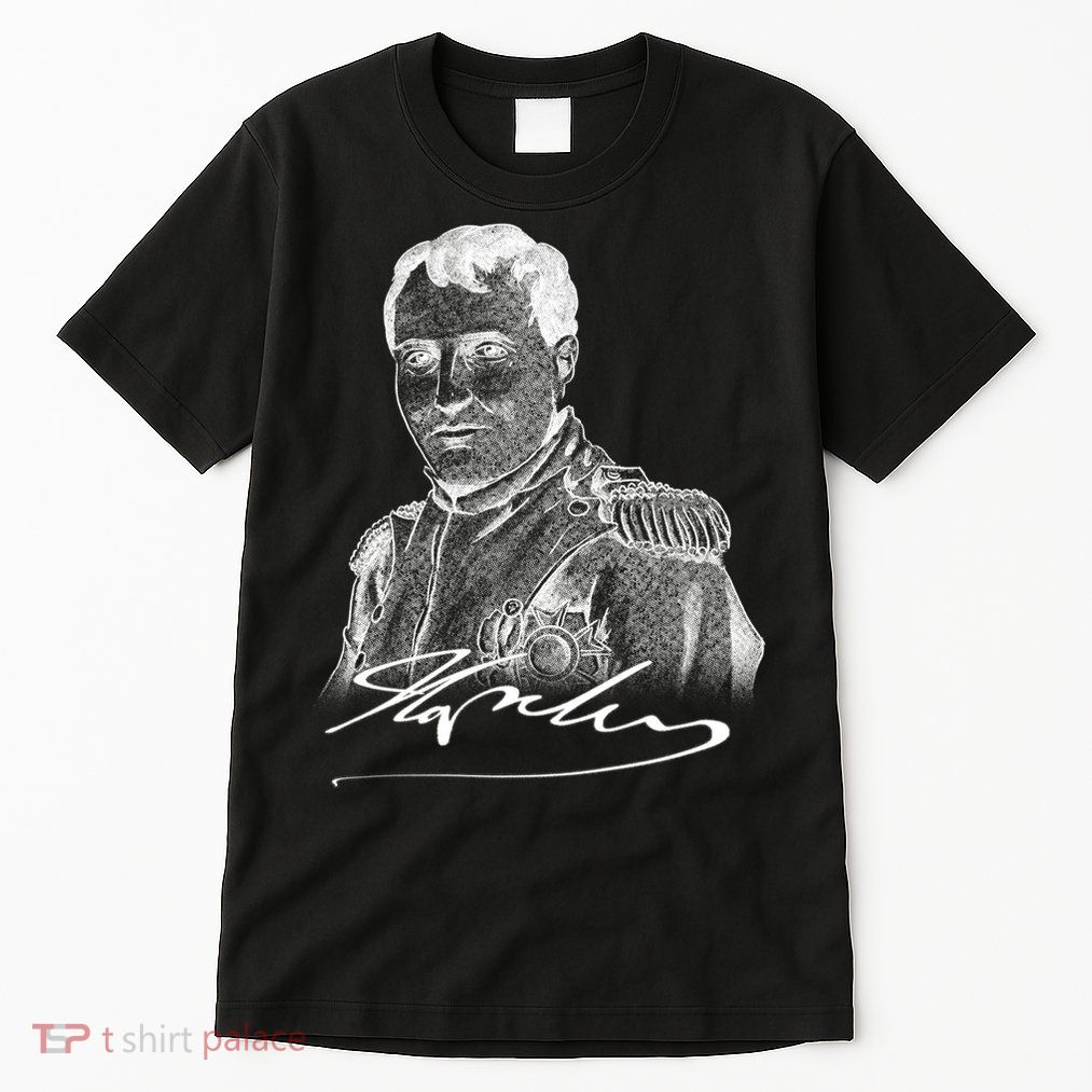Napoleon Portrait And Signature Tall T-Shirt