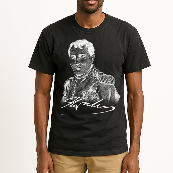 Napoleon Portrait And Signature Tall T-Shirt