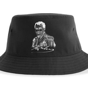 Napoleon Portrait And Signature Sustainable Bucket Hat