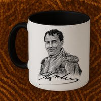 Napoleon Portrait And Signature Mug