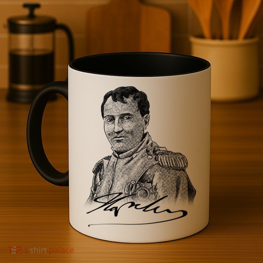 Napoleon Portrait And Signature Mug