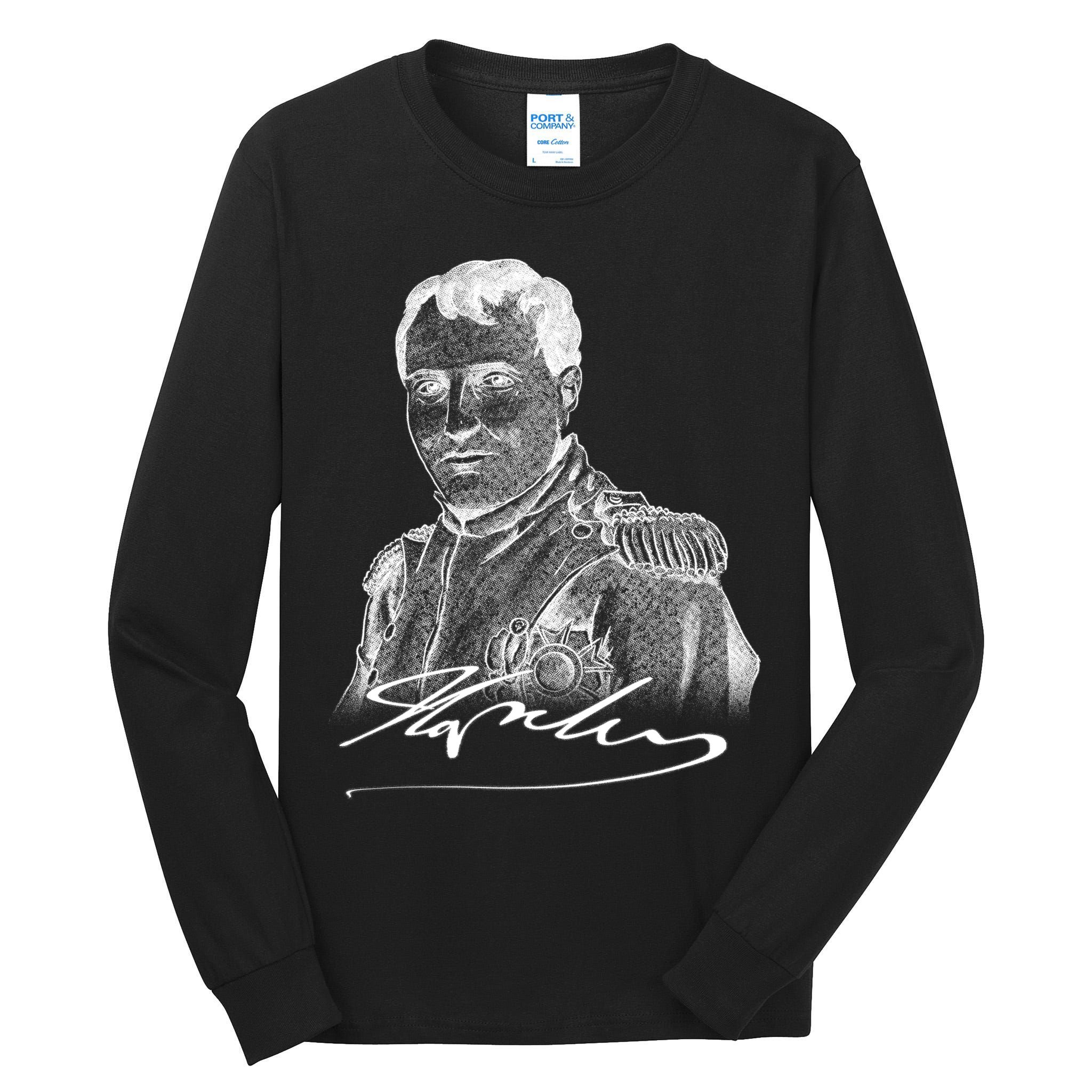 Napoleon Portrait And Signature Tall Long Sleeve T-Shirt