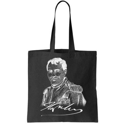 Napoleon Portrait And Signature Bag