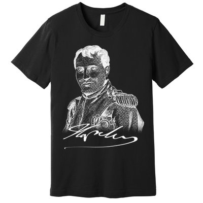 Napoleon Portrait And Signature Premium T-Shirt