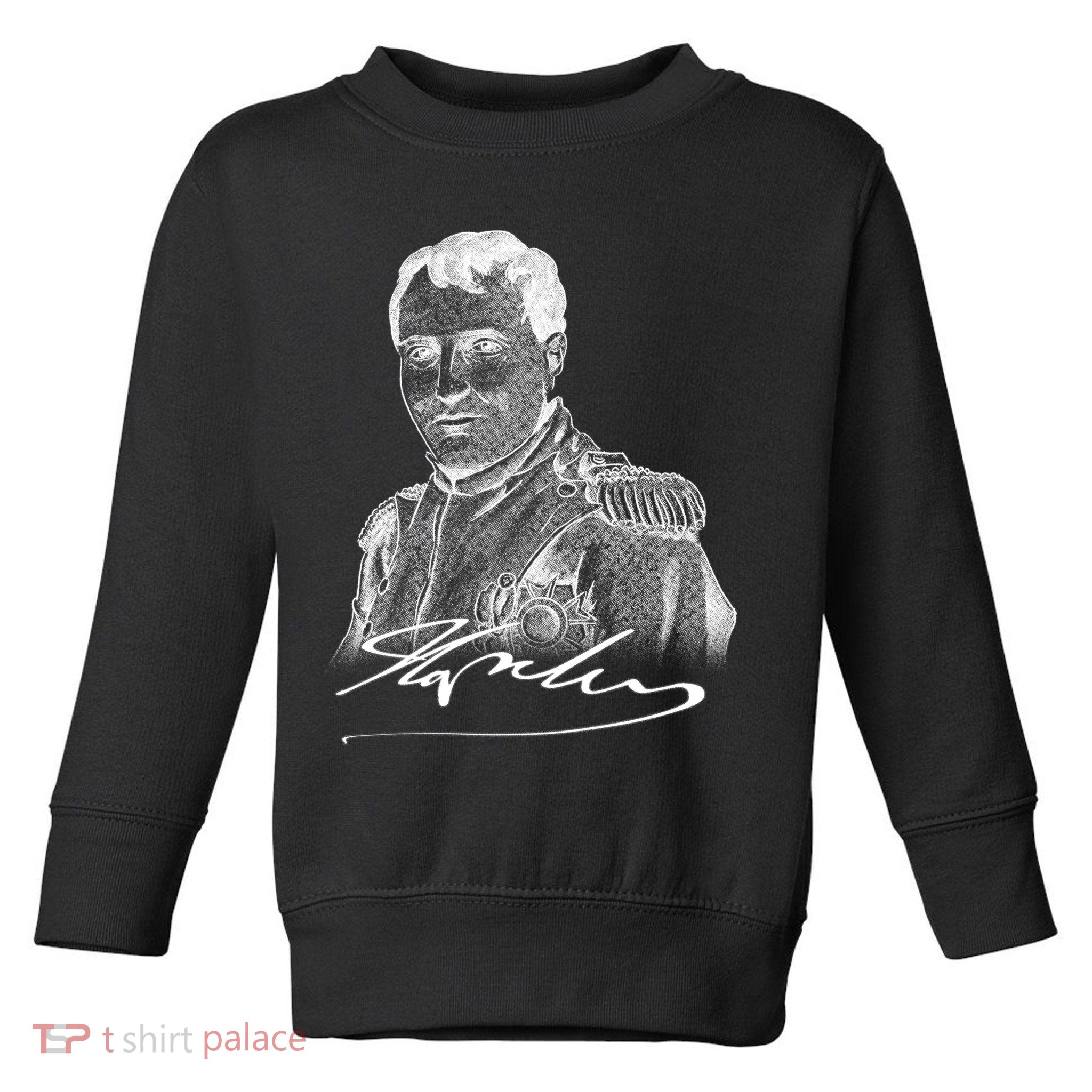 Napoleon Portrait And Signature Toddler Sweatshirt