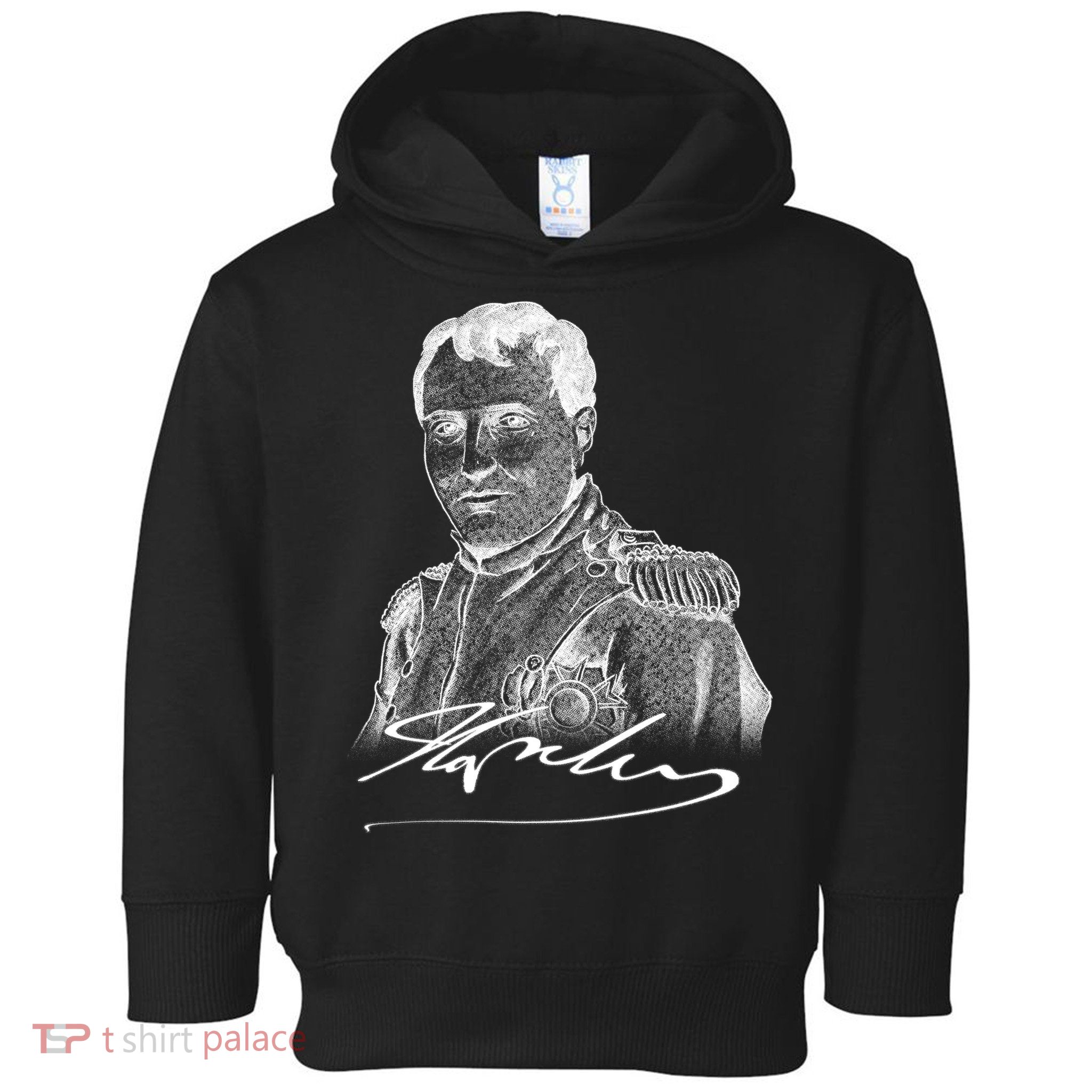 Napoleon Portrait And Signature Toddler Hoodie