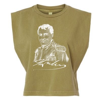 Napoleon Portrait And Signature Garment-Dyed Women's Muscle Tee