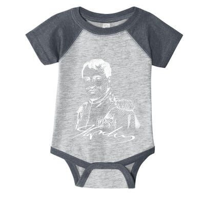 Napoleon Portrait And Signature Infant Baby Jersey Bodysuit