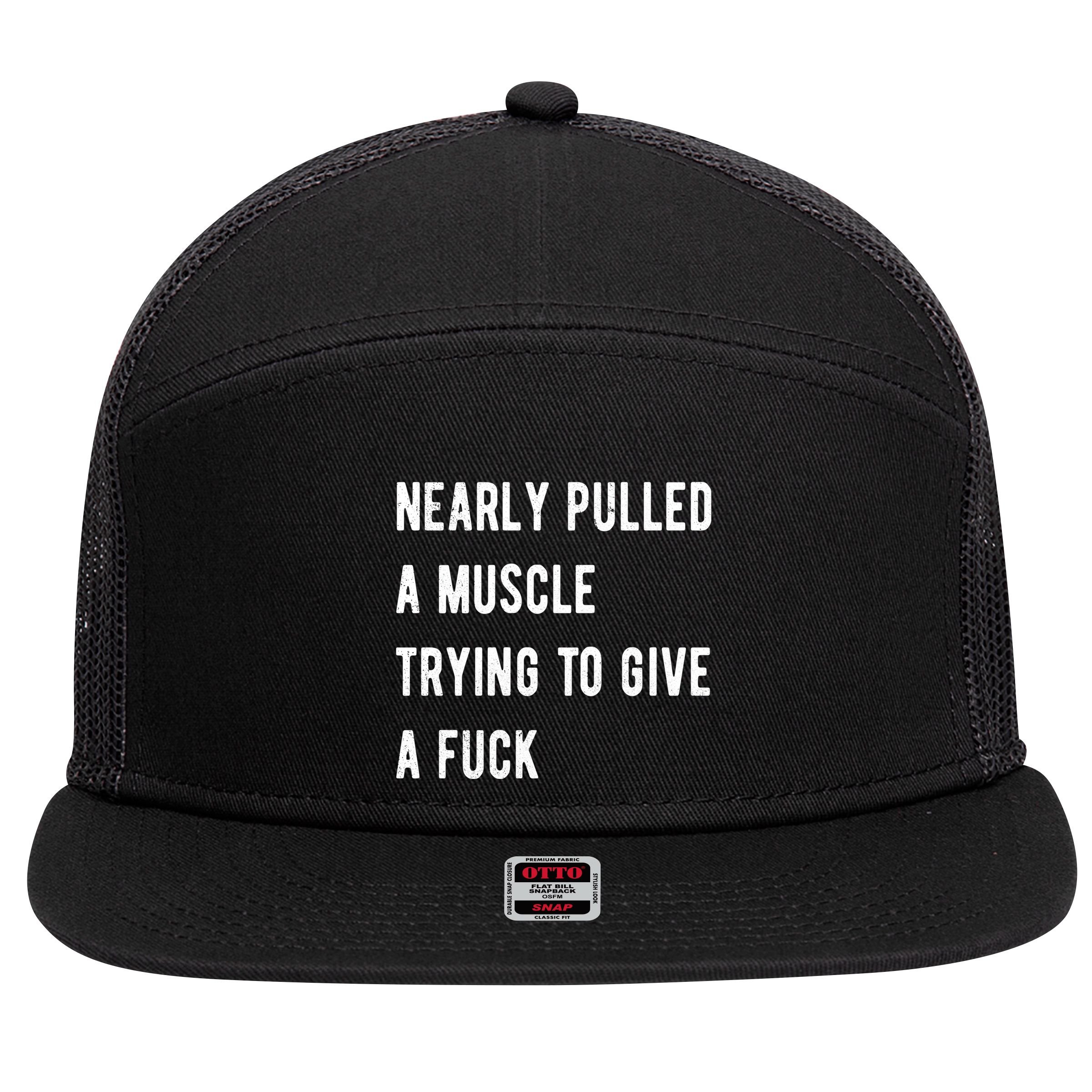 Nearly Pulled A Muscle Trying To Give A F 7 Panel Mesh Trucker Snapback Hat