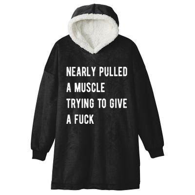 Nearly Pulled A Muscle Trying To Give A F Hooded Wearable Blanket