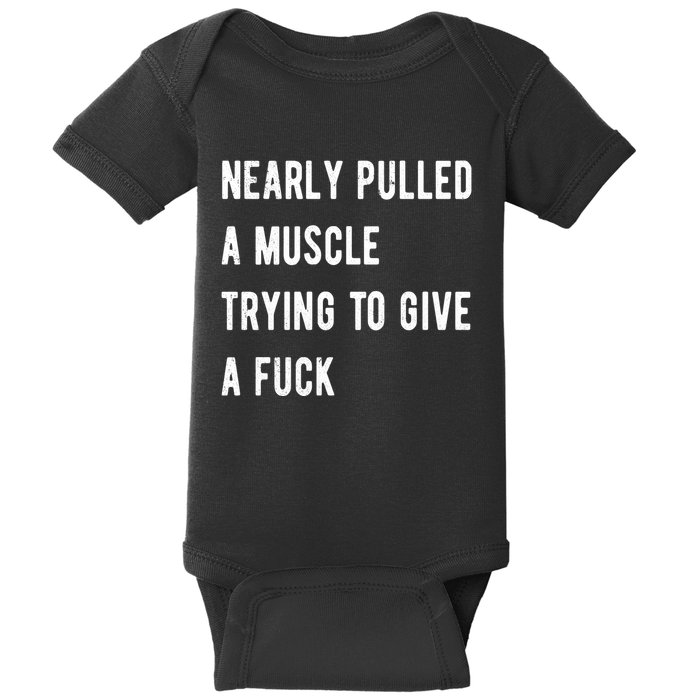 Nearly Pulled A Muscle Trying To Give A F Baby Bodysuit