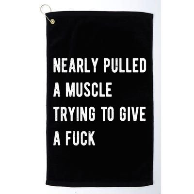 Nearly Pulled A Muscle Trying To Give A F Golf Towel