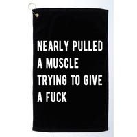Nearly Pulled A Muscle Trying To Give A F Golf Towel