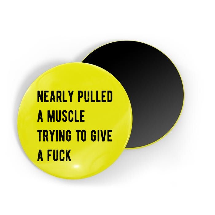Nearly Pulled A Muscle Trying To Give A F Magnet